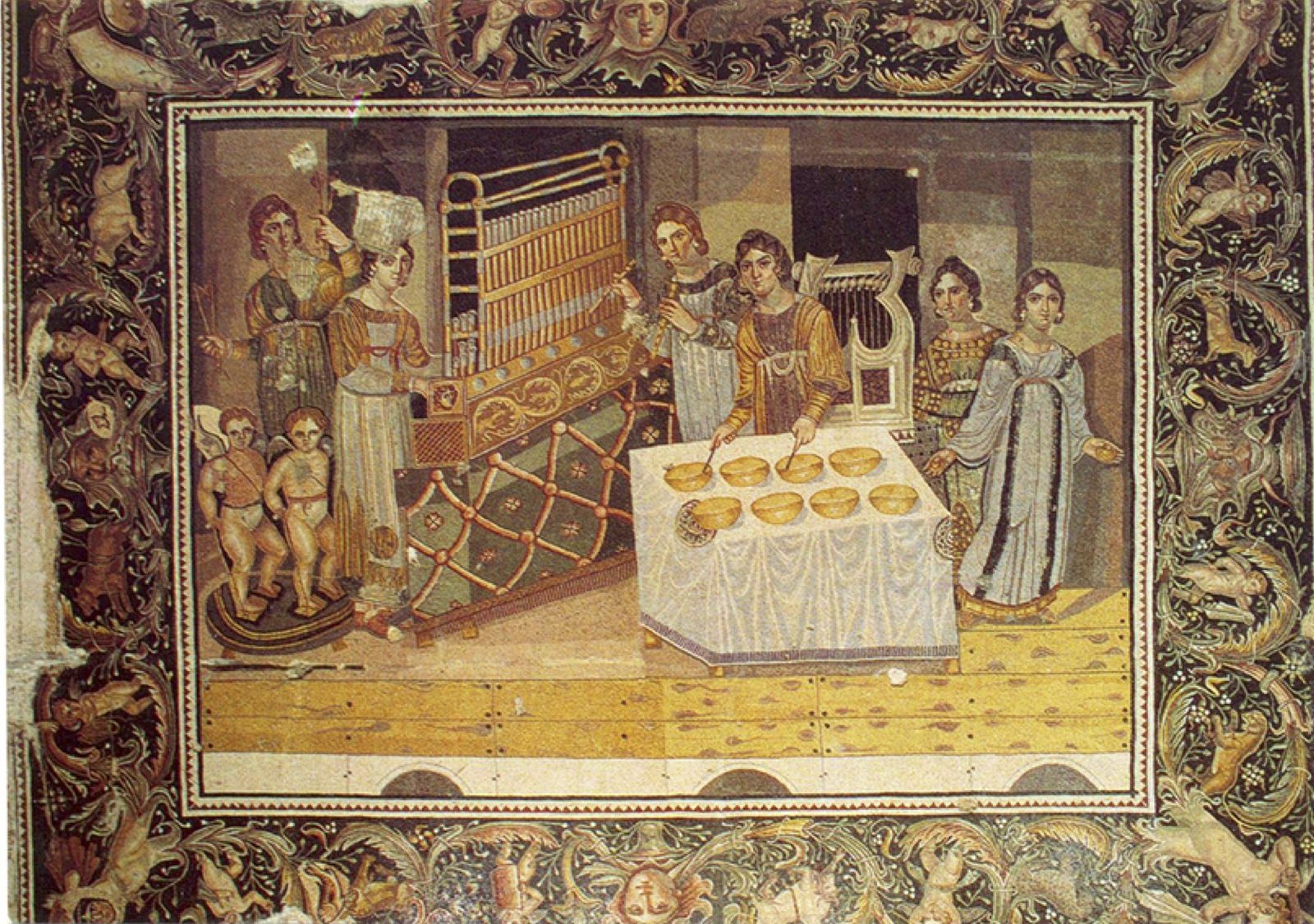Mosaic of the Female Musicians